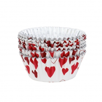 Cupcake Baking Cases - Hearts